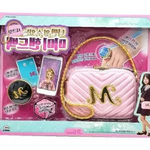 여아 뷰티 역할놀이 핑크 퀼팅 숄더백 화장품 거울 액세서리 구성 가방 완구 선물