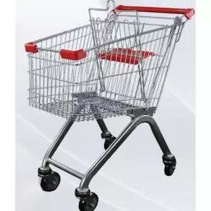 쇼핑 트롤리 마트 마트카트 레드 장보는 손수레