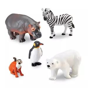 동물인형 교구 하마 얼룩말 펭귄 원숭이 창의력 아이선물