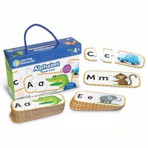 알파벳 대문자 소문자 그림 퍼즐카드 교구 영어공부 선물