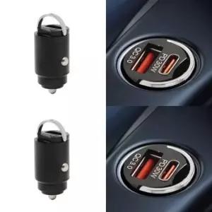 [CAR] 차량용 QC3.0 PD 고속충전 매립형 시거잭 블랙 시가잭 차량용고속충전기