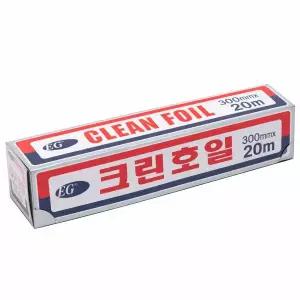 [콩심팥심]알루미늄 쿠킹호일 업소용 구이용 은박호일 바나나 사과 30cmx20m 1개