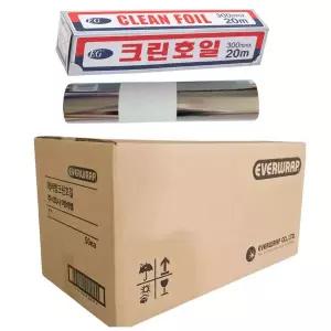 [콩심팥심]알루미늄 쿠킹호일 업소용 구이용 은박호일 바나나 사과 30cmx20m 50개