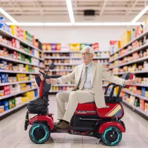 웰라운디드 노인전동차 전동스쿠터 노인용품