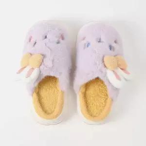 [에이치플러스몰]TBZ 토끼모양 보온 털슬리퍼(235-240mm)-색상랜덤발송