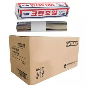 알루미늄 쿠킹호일 업소용 구이용 은박호일 바나나 사과 30cmx20m 50개