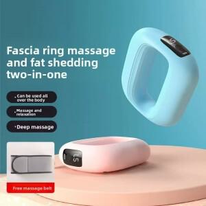 근막 링 마사지기 지방 연소기 - 휴대용 진동 기기 복부 감소, 토닝 및 바디 슬리밍