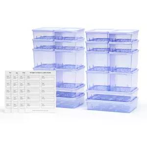 데일리블룸 [국내생산] 냉동밀폐용기 한끼뚝딱세트 24P