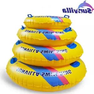 손잡이형 원형 물놀이 튜브 바다 수영장 여름 레저 안전 대형 워터파크 휴가용품