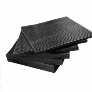 굿마인드 방진고무(골판) 300X300X30T 층간차음재 고무판 진동방지패드