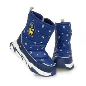 윈터부츠 어몽어스 아벨 방한 부츠 캐릭터 남아동 패딩 털신발