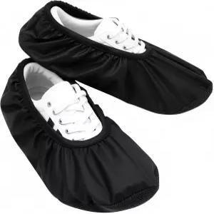 Aoserge 재사용 가능한 볼링화 커버 - 남녀용 미끄럼 방지 PVC 및 폴리에스터 신발 보호대 스포츠 바닥