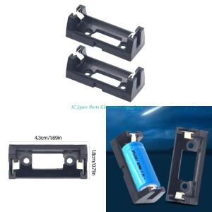 SZ 2개 단일 CR123A 16340 배터리 홀더 박스장착 리드 포함