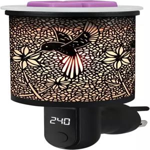 디지털 디스플레이 타이머와 1픽 실리콘 라이너 금속 전기 왁스 버너 향기 워머 및 야간 램프가 포함된