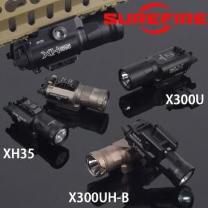 금속  스카우트 라이트 Surefire X300U Ultra Airsoft 무기 손전등 Fit 20mm 레일