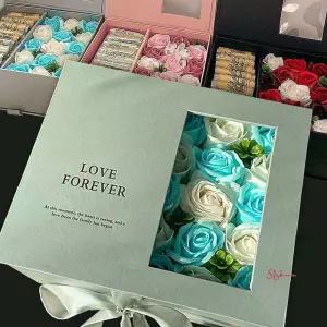 카네이션 어버이날 선물 용돈박스+비누플라워 카네이션용vwx537