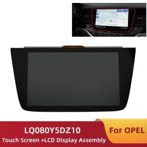 OPEL Astra K LCD 터치 스크린 LQ080Y5DZ10 용  8 Vauxhall 자동차 DVD GPS 네비게이션 2017
