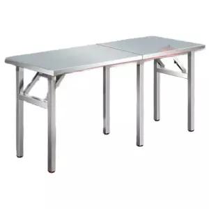 접이식 스텐테이블 작업대 테이블 책상 다용도 정사각 스틸 직사각 올 작업 식당 선반 상판