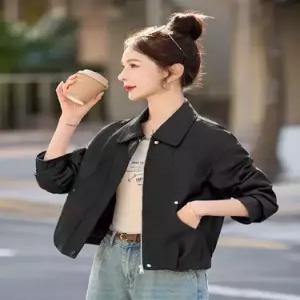 헐크 여자 여성용 봄 코트 레저 슬림핏 칼라 재킷 자켓 가죽 KKE1