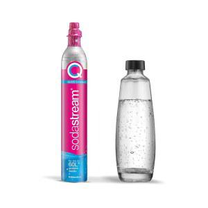 퀵 커넥트 CO2 실린더 1개 소다스트림 QC 예비 팩 수율 60L 1리터 유리병 분홍색 27 5 x 16 44cm