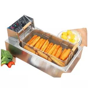 전기 돈까스 튀기기 A 탁상용 치킨 튀김기 푸드트럭 20L 소형 타입