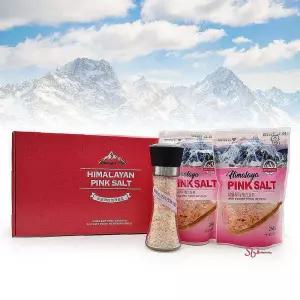히말라야 500g 핑크소금 그라인더 파우치세트 3P세트opq433