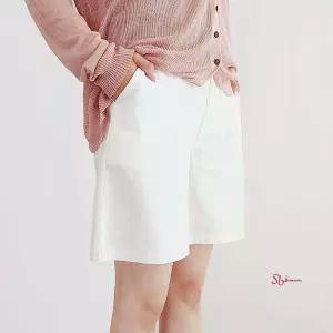 여자 린넨 A라인 뒷밴딩 여름 반바지nop291