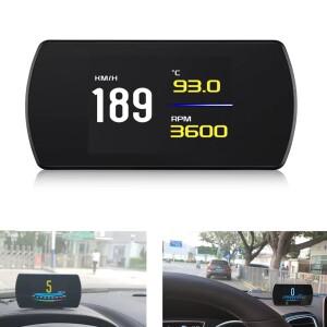 L36A-P12 자동차 디지털 OBD 게이지 HUD 미터 TFT 디스플레이 속도 시계 RPM 전압