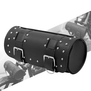 유니버설 오토바이 새들백 가죽 사이드 수납 앞쪽 공구 파우치 할리 투어링 스포츠스터 다이나 소프테일용