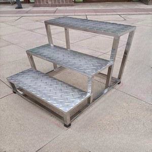 철제발판 계단 높임대 깔판 스테인레스 철제 보조 작업발판 사다리