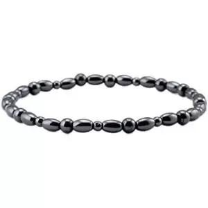 VIKI LINN 여성용 및 남성용 헤마타이트 마그네틱 발찌 2개 조절 가능한 손목밴드 엄마 아빠 아내 친구