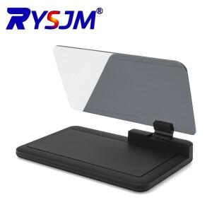 6인치 HUD 브래킷 차량용 스마트폰 거치대 GPS 네비게이션 이미지 반사기 폰 홀더 헤드업 디스플레이