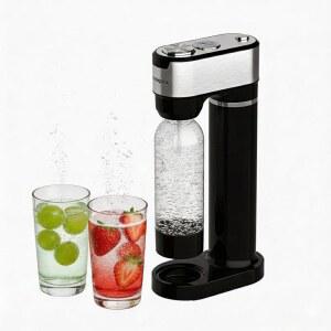 가정용 스파클링 워터 메이커 탄산음료 스트리밍 BPA 프리 병 2개 1L 0 5L 탄산수 셀처 머신 스크류 인 60L CO2 탄산음료기 포함되지 않음 블랙 와 호환 가능