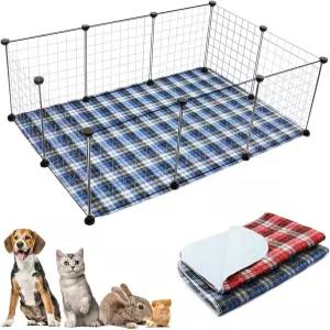 소형 동물용 세척 가능한 소변 패드 방수 재사용 강아지 배변 훈련 미끄럼 방지 페럿 햄스터 토끼 및 모든