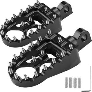 360° 회전 CNC 풋 페그 - 할리 스포츠스터 다이나 팻 보이 언 883(블랙)용 밥버 스타일 초퍼