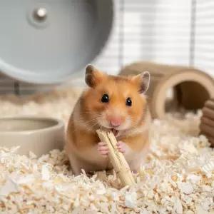 토끼 천연 대나무 스틱 이빨 씹기 장난감 친칠라 기니 돼지 설탕 저빌 등 200g