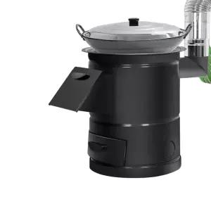 가마솥 화덕 숯불 가정용 무쇠 화로 솥걸이 이동식 장작