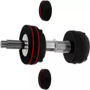 ERERINGGOO 1 드럼 키트용 퀵 릴리스 너트가 포함된 심벌 스태커 세트 이중 브레이스 설치 액세서리로