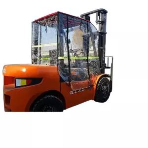 지게차 덮개 비가림 차양막 운전석 가림막 캐노피 천막