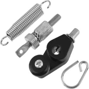 스프링 캠 풀리와 후크 텐셔너가 장착된 UTALIND 드럼 풋 페달 텐션 킥 어셈블리 타악기용 스테인리스 스틸