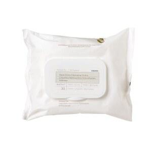 코레스 올림푸스 티 메이크업 리무버 남성용 퓨리파이징 천, 디톡스 여성 & 딥 스킨케어, 일회용, 30개입 채식주의자, 페이스 및 그리스산, 클렌징 물티슈,