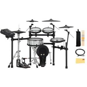 오디오 케이블, 드럼스틱, 드럼스틱 백, 오스틴 바자 광택 천이 포함된 롤랜드 TD516 V-드럼 전자 드럼 키트 번들