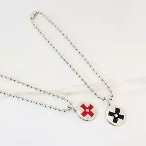 [반려] 반려견 볼체인 강아지 팬던트 목걸이 산책 1P X자