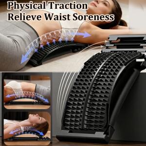 요추 지지대  허리 운동기구, 스트레칭 교정기, 목 어깨 등