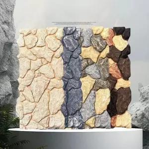 벽돌 담장 돌담 커버 파벽돌 장식 정원 마당 외벽 인테리어 입체 반원형 기와