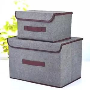 [JED] 패브릭 옷정리 자취생 차콜 옷장 정리박스 수납함 컬러 접이식