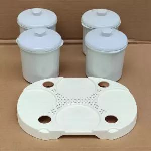 콩나물재배기 새싹 키우기 녹색 콩나물키트 싱글 콩나물통