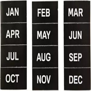 마스터비전 교체용 마그네틱 보드 액세서리 연도별 흑백 2인치 x 2