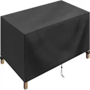 두드소에호 직사각형 커피 테이블 커버 00 방수 46x26x3인치 야외 파티오 가구 식사용 닉 의자 및 소파