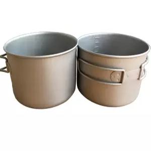 캠핑 알루미늄 머그컵 경량 손잡이 텀블러 휴대용